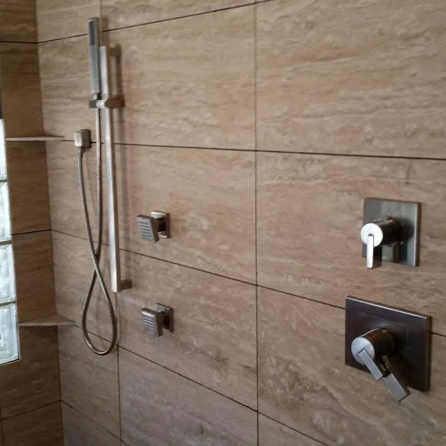 Shower fixture installation for Water Heater Replacement in Plattsmouth